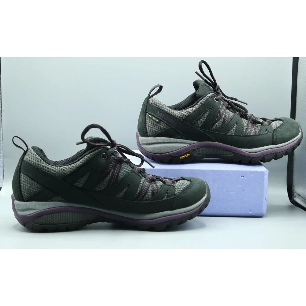 Merrell Women's Siren Sport 3 Waterproof Hiking Shoe US 6.5 Black Purple J035326